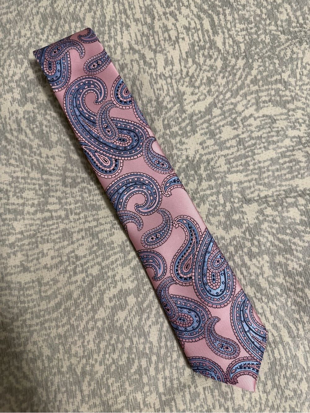 Izod Pink and Blue Paisley Tie